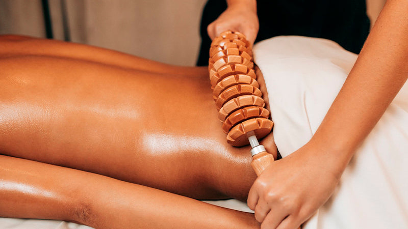 Combined Lymphatic Drainage and Wood Therapy Massage